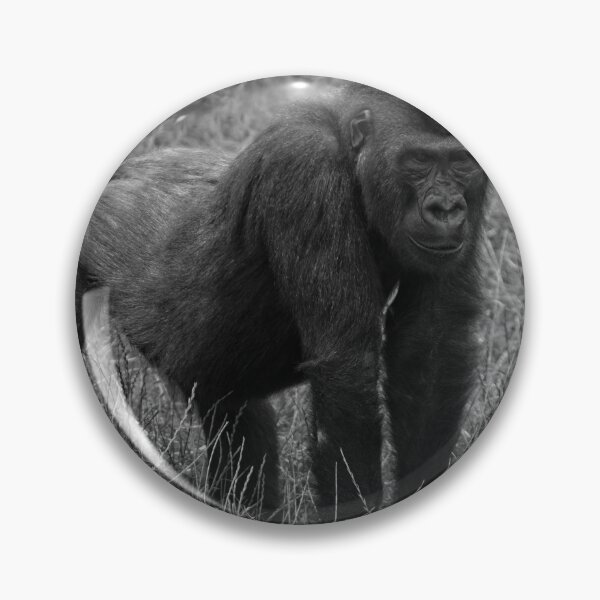Item preview, Gorilla Lope Ready To Pounce Mono designed and sold by rawshutterbug.