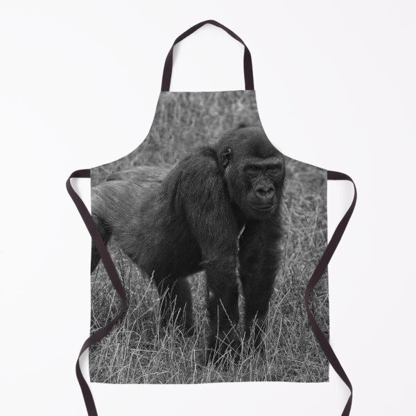 Item preview, Gorilla Lope Ready To Pounce Mono designed and sold by rawshutterbug.