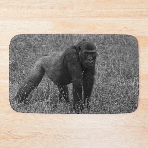 Item preview, Gorilla Lope Ready To Pounce Mono designed and sold by rawshutterbug.