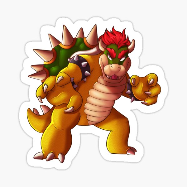 Bowser (Super Mario Bros.) Pegatina