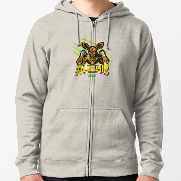 Aussie Beast Zipped Hoodie