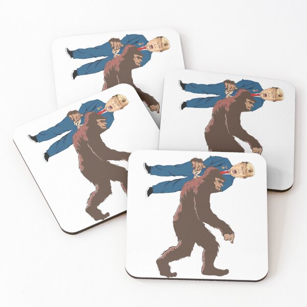 Item preview, Bigfoot Removes Trump from Office Funny Politics designed and sold by OmmeDesigns.