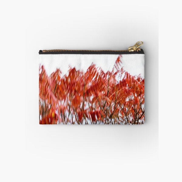 Item preview, Abstract Autumnal Harmony - Mesmerising Sumac Motion in Vivid Scarlet and Vermillion designed and sold by Georgia Mizuleva.