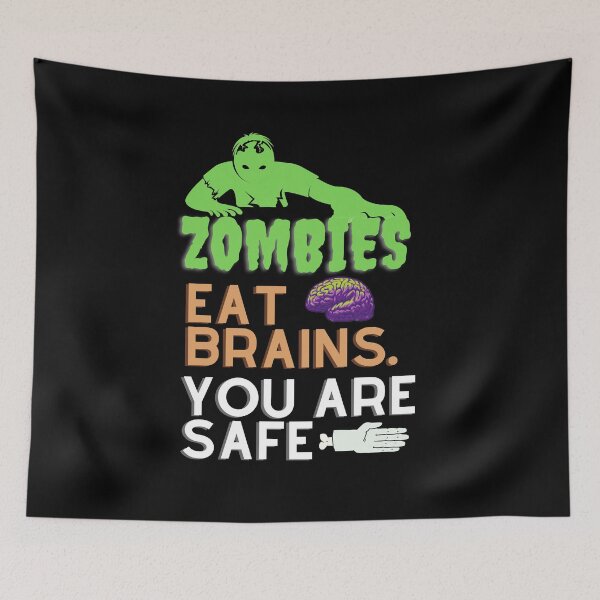 Item preview, Zombies Eat Brains! You Are Safe! designed and sold by Matthew Hodgson.