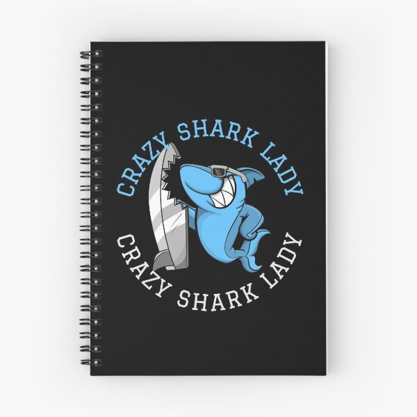 Item preview, Crazy Shark Lady Surfer designed and sold by jacks-tees.