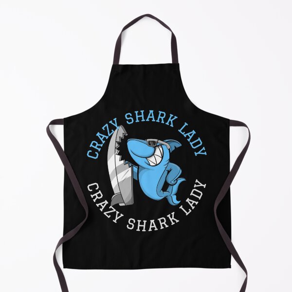 Item preview, Crazy Shark Lady Surfer designed and sold by jacks-tees.