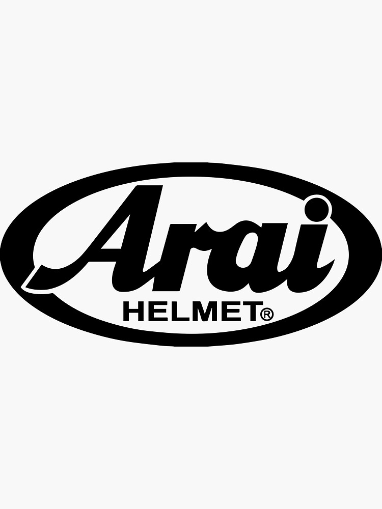 patrocinadores Decals selector de color Arai casco moto coche logotipo set 8 pzas 