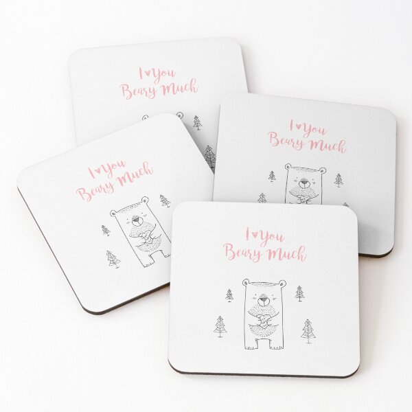 Item preview, I Love You Beary Much <3 designed and sold by Printedarts.