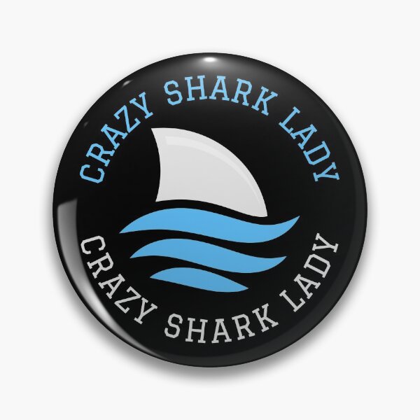Item preview, Crazy Shark Lady Fin designed and sold by jacks-tees.
