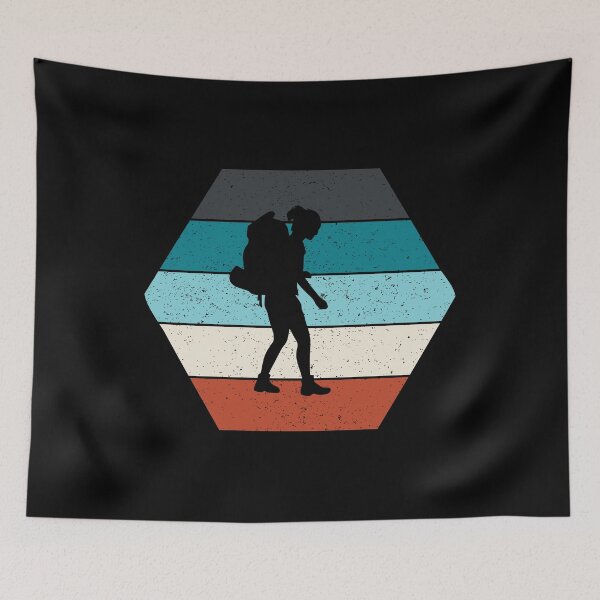 Item preview, Wanderlust - Woman Backpacker designed and sold by HeatherPore.