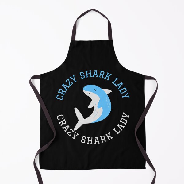 Item preview, Crazy Shark Lady Peaceful designed and sold by jacks-tees.