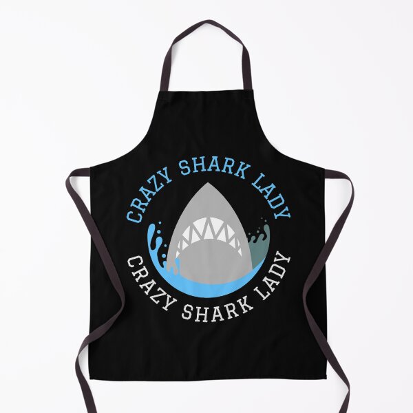 Item preview, Crazy Shark Lady Scary designed and sold by jacks-tees.