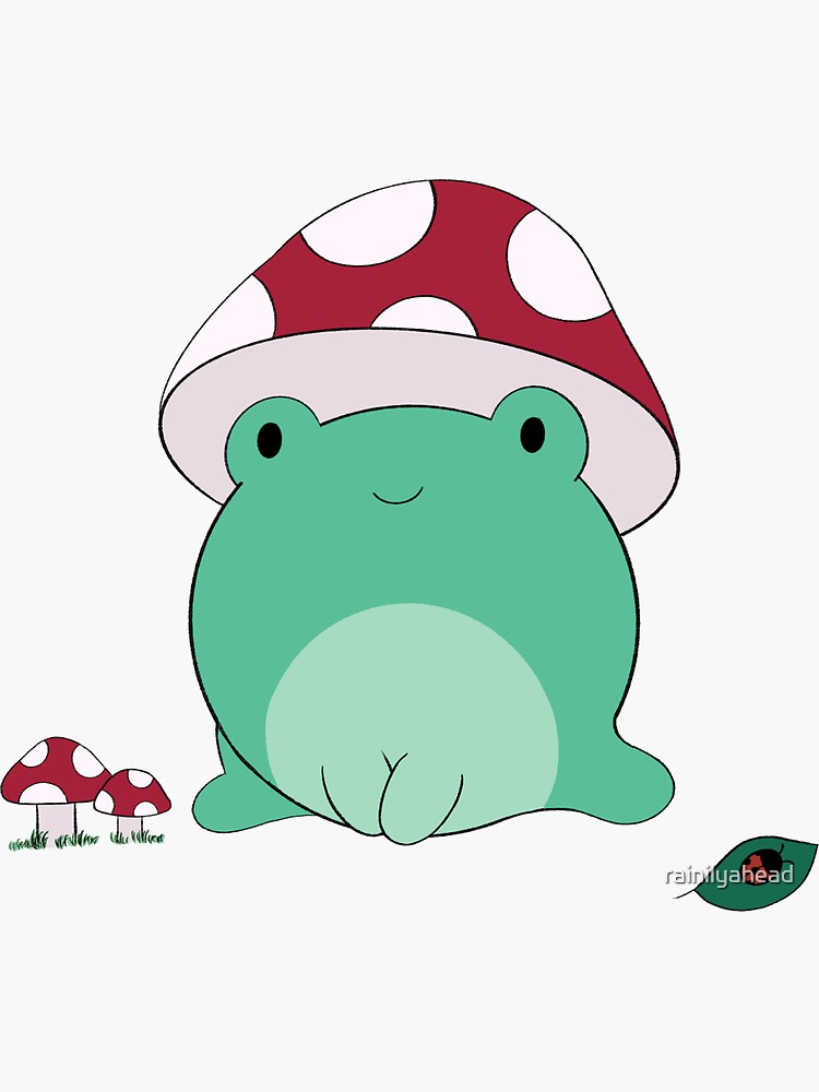 "Mushroom Frog" Sticker for Sale by rainilyahead Redbubble
