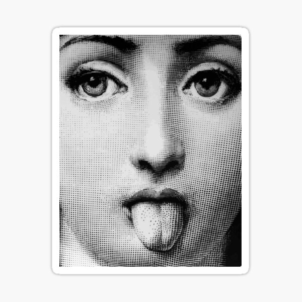 Girl With Tongue Out Sticker For Sale By H And C Redbubble 5719