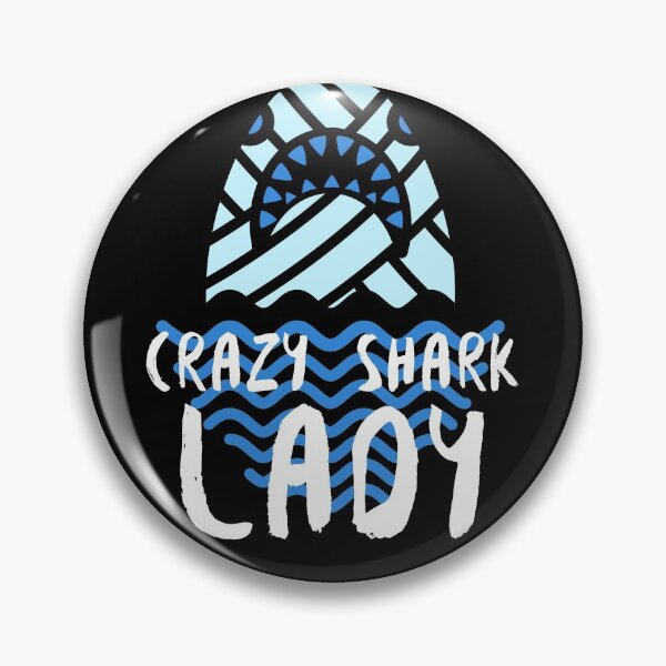 Item preview, Crazy Shark Lady Knitting designed and sold by jacks-tees.