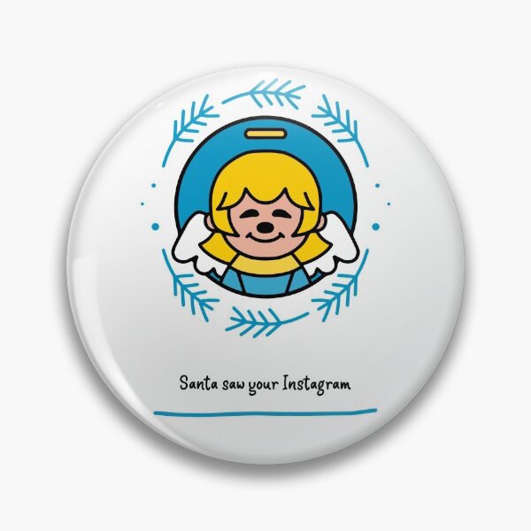 Item preview, Santa Saw Your Instagram designed and sold by unikologo.