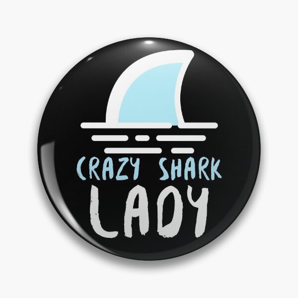Item preview, Crazy Shark Lady Fin Water designed and sold by jacks-tees.