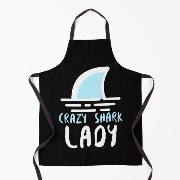 Item preview, Crazy Shark Lady Fin Water designed and sold by jacks-tees.