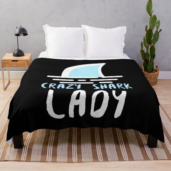 Item preview, Crazy Shark Lady Fin Water designed and sold by jacks-tees.