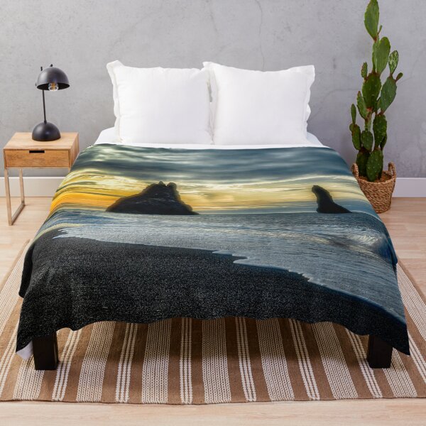 Item preview, Sunset at the Black Sand Beach - Iceland designed and sold by Kathy Weaver.