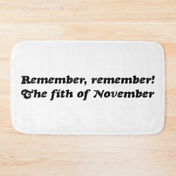Item preview, Remember the 5th of November designed and sold by Marinuzzi.