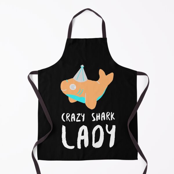 Item preview, Crazy Shark Lady Cartoon Party designed and sold by jacks-tees.