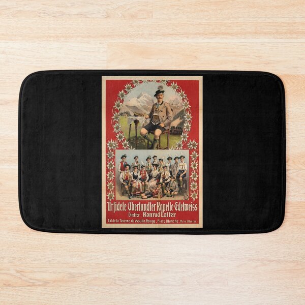 Item preview, retro urfidele oberlandler kapelle edelweiss designed and sold by CorasPosters.
