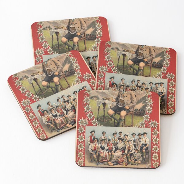 Item preview, retro urfidele oberlandler kapelle edelweiss designed and sold by CorasPosters.