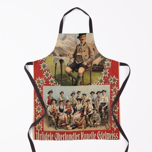 Item preview, retro urfidele oberlandler kapelle edelweiss designed and sold by CorasPosters.