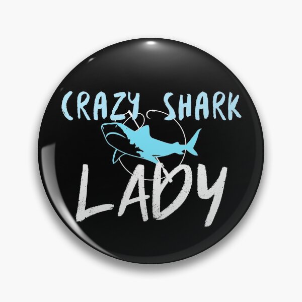 Item preview, Crazy Shark Lady designed and sold by jacks-tees.