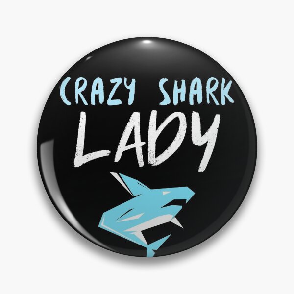 Item preview, Crazy Shark Lady Feirce designed and sold by jacks-tees.