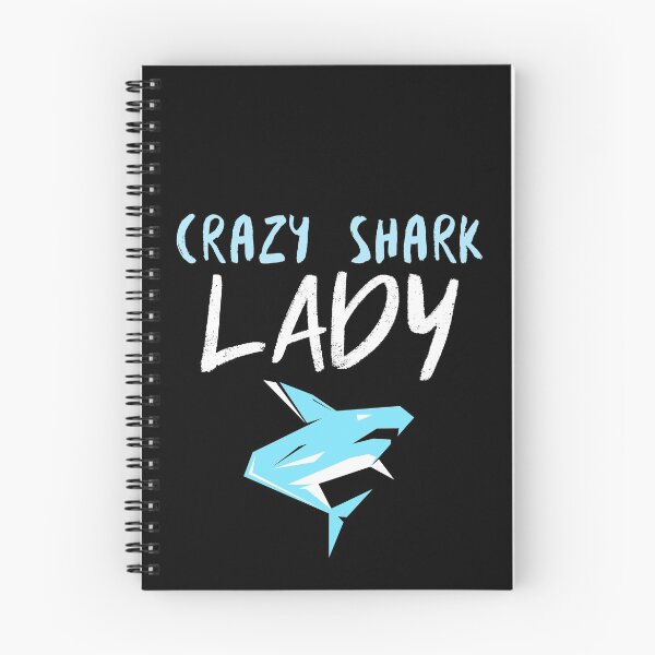 Item preview, Crazy Shark Lady Feirce designed and sold by jacks-tees.