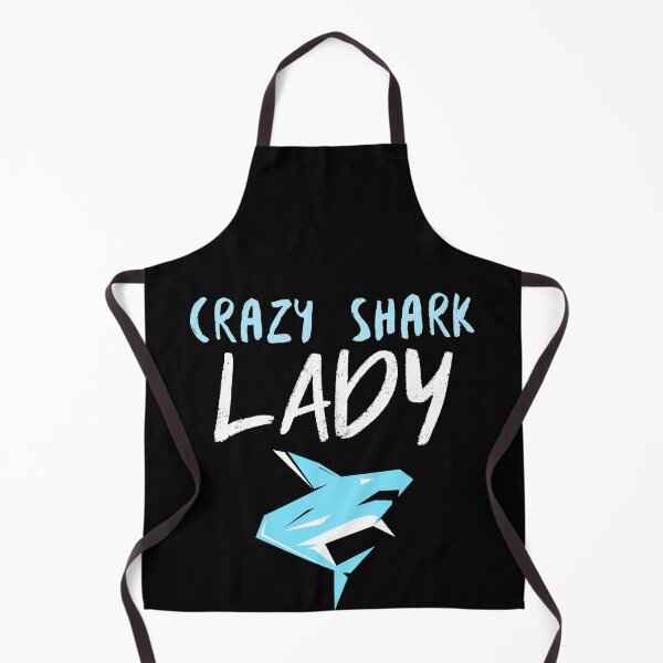 Item preview, Crazy Shark Lady Feirce designed and sold by jacks-tees.