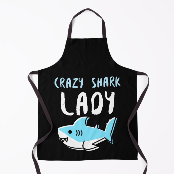 Item preview, Crazy Shark Lady Cute Sharky designed and sold by jacks-tees.