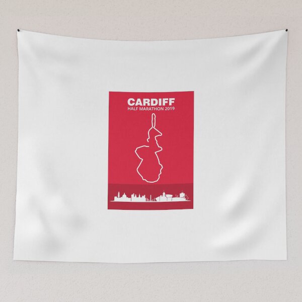 Artikelvorschau, Cardiff Halbmarathon entworfen und verkauft von Dan Bradbury.