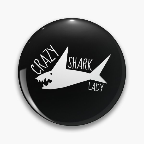 Item preview, Crazy Shark Lady Scary designed and sold by jacks-tees.