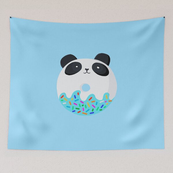 Item preview, Cute Panda Character Donut Illustration  designed and sold by FriendsList.