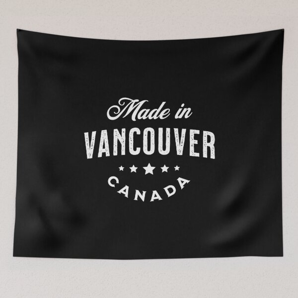 Item preview, Made In Vancouver, Canada - Vintage Logo Text Design designed and sold by VicEllisArt.