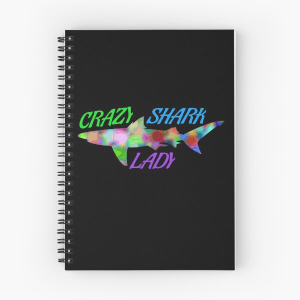Item preview, Crazy Shark Lady Rainbow designed and sold by jacks-tees.