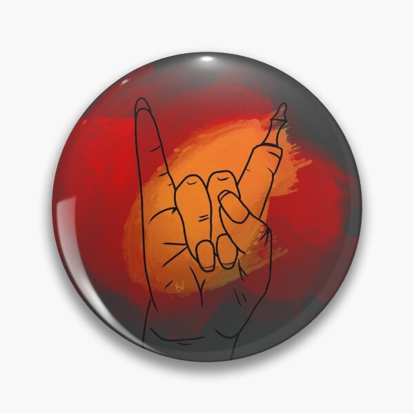 Item preview, Metal zombie hand of woman on paint background designed and sold by BV-creas.