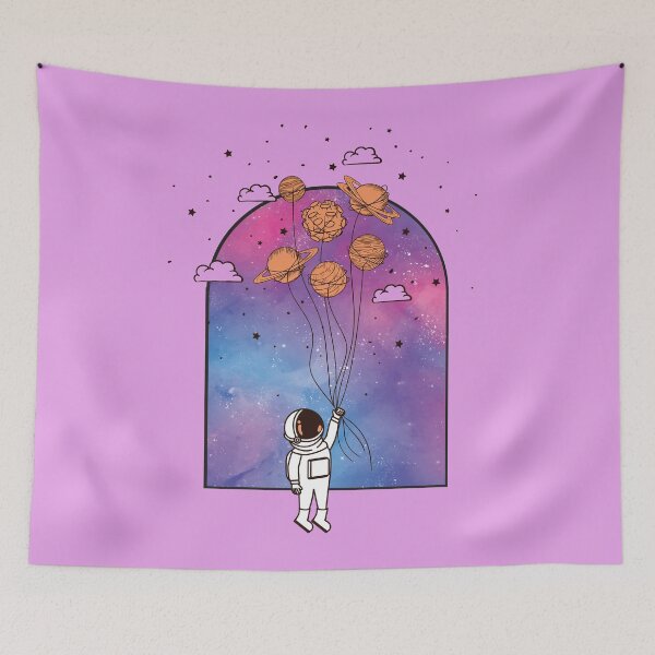 Item preview, Astronaut traveling with planets designed and sold by Izod55.
