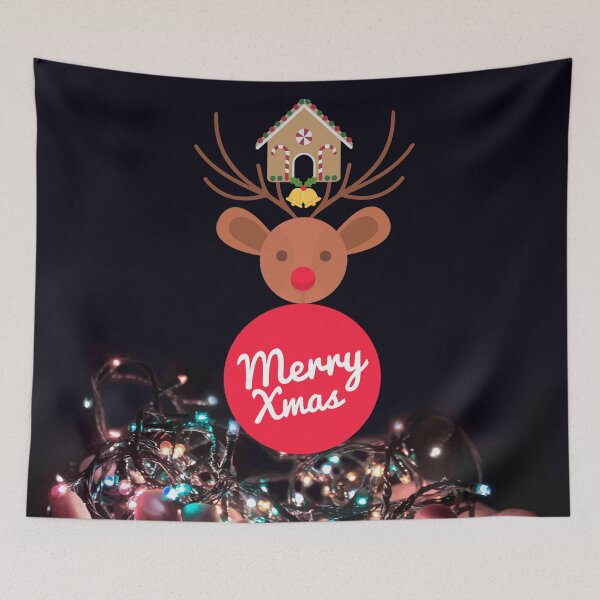 Item preview, Merry Xmas Cute Reindeer designed and sold by Sam-DesignMart.