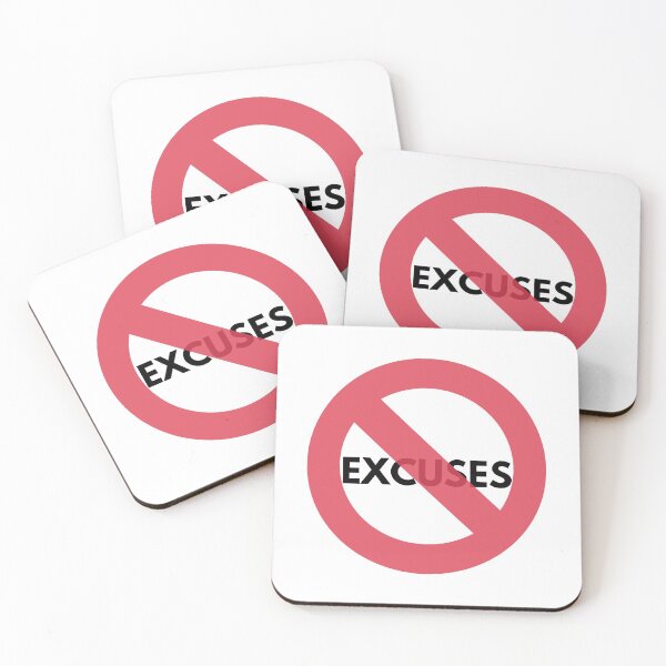 Item preview, No Excuses Gym Quote designed and sold by yasmh.