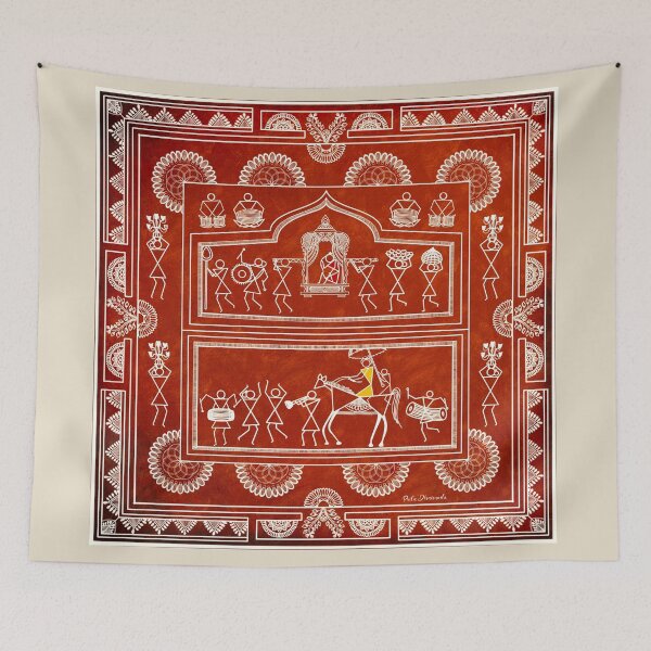 Item preview, Warli wedding  designed and sold by Prita-D.