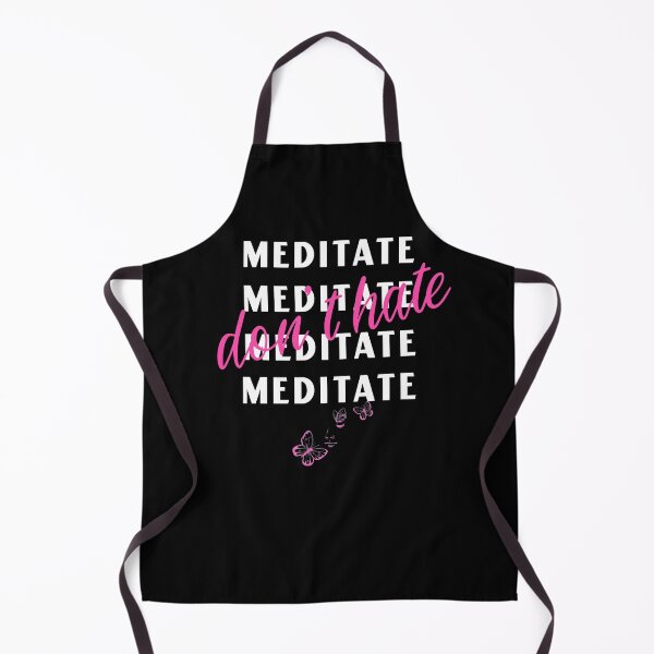 Item preview, Dont hate meditate! | Repetitive yoga slogan designed and sold by DeliriousSteve.