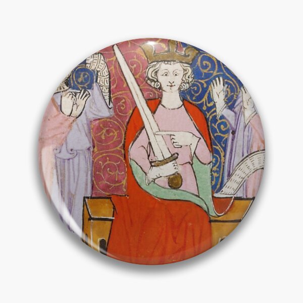 Item preview, Emperor Justinian with a sword designed and sold by brushandframes.