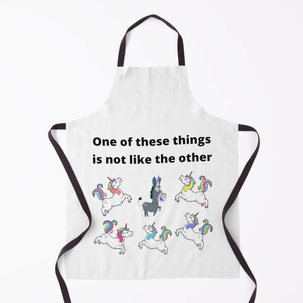 Item preview, One of These Things is Not Like The Other. Unicorn Uni-con designed and sold by StayCuztom.