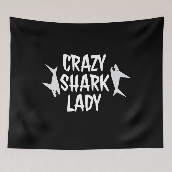 Item preview, Crazy Shark Lady Side designed and sold by jacks-tees.
