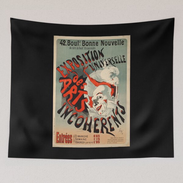 Item preview, retro exposition universelle des arts incoherents             designed and sold by CorasPosters.