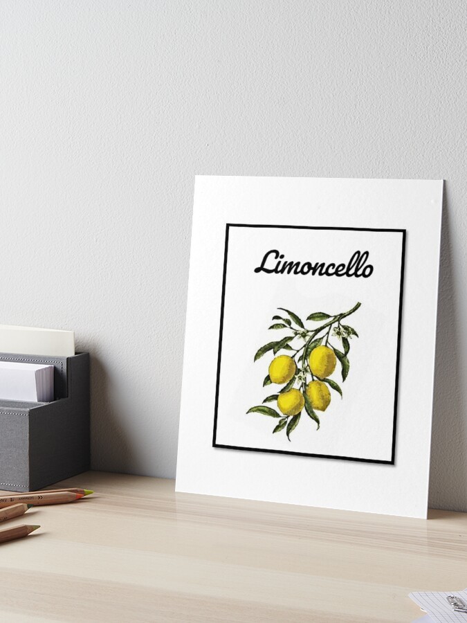 Limoncello Label limoncello-label-art-board-print-for-sale-by-christoferos-redbubble
